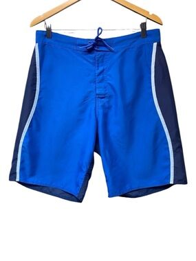 J. Crew Y2K Colorblock Wave Board Shorts Swim Trunks Men’s 33